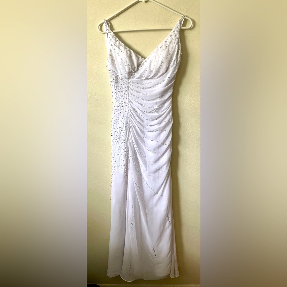 Xcite Beaded White Wedding Dress